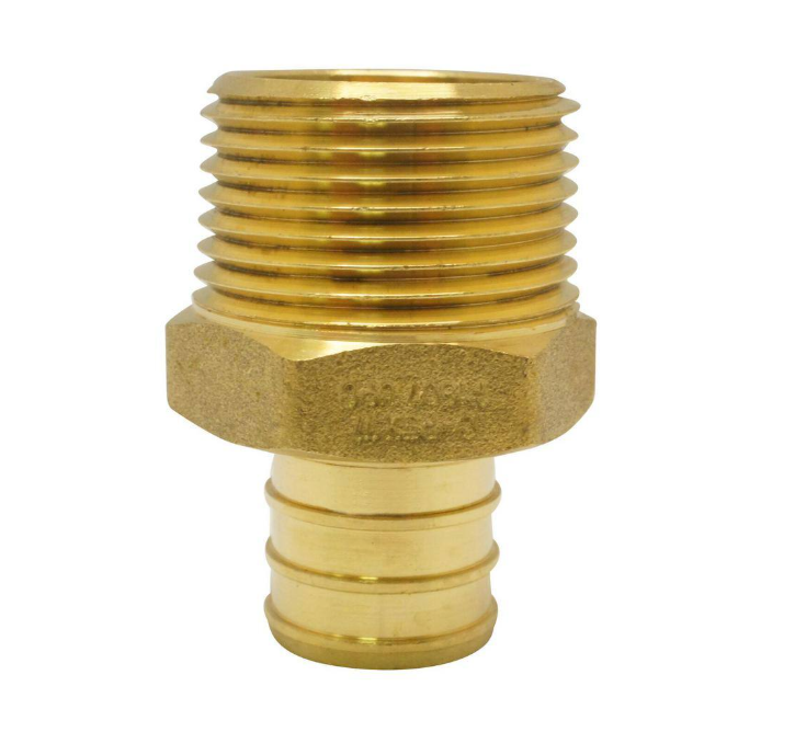 Apollo 3/4 in. Brass PEX-B Barb x 3/4 in. Male Pipe Thread Adapter (5-Pack)