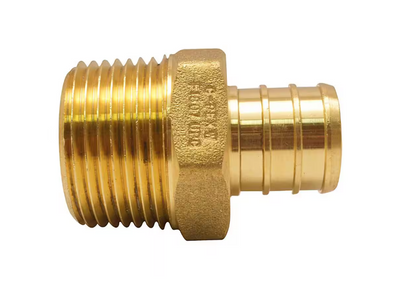 Apollo 3/4 in. Brass PEX-B Barb x 3/4 in. Male Pipe Thread Adapter (5-Pack)