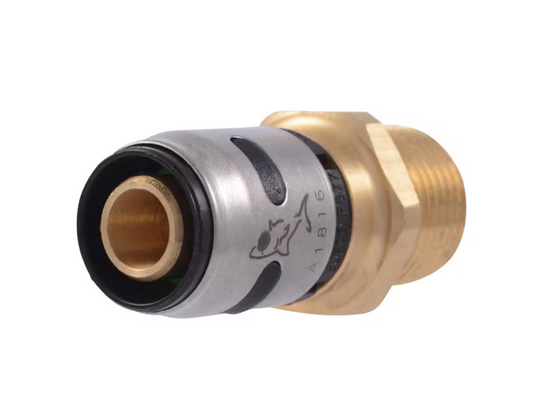SharkBite 1/2 in. Push-to-Connect EVOPEX x MIP Brass Adapter Fitting (6-Pack)