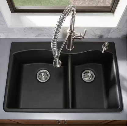 KOHLER Duostrainer 4-1/2 in. Sink Strainer in Vibrant Stainless