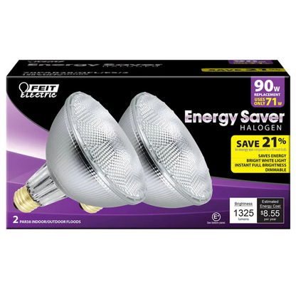 Feit Electric PAR38 Floodlight Energy Saving Bulb - Case of 12 Bulbs
