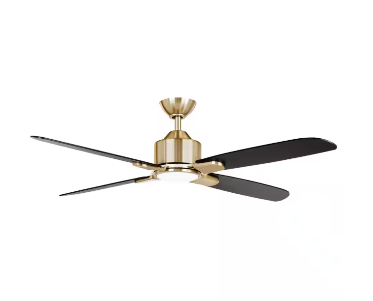 Hampton Bay Chelia 56 in. Indoor Gold LED Ceiling Fan with Reversible Blades and Color Changing Technology