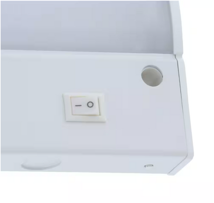 12 in. Hardwired White Integrated LED Under Cabinet Light
