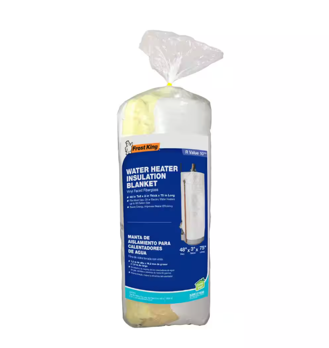 Frost King Fiberglass Water Heater Insulation Blanket