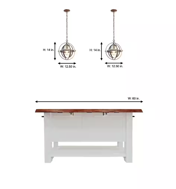 Home Decorators Collection Barton Bay 1-Light Bronze and Champagne Pewter Orb Mini Pendant Hangling Light