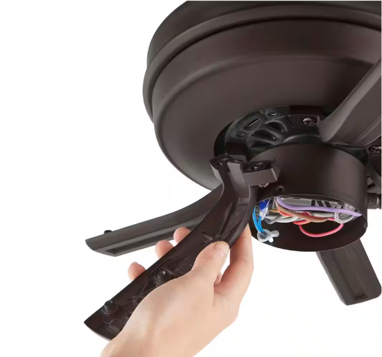 Hampton Bay Sinclair II 44 in. Indoor Oil Rubbed Bronze LED Ceiling Fan with Light