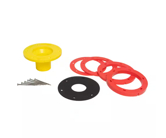Oatey 1/4 in. - 1-5/8 in. Toilet Flange Extender Kit