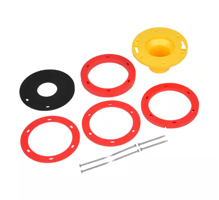 Oatey 1/4 in. - 1-5/8 in. Toilet Flange Extender Kit