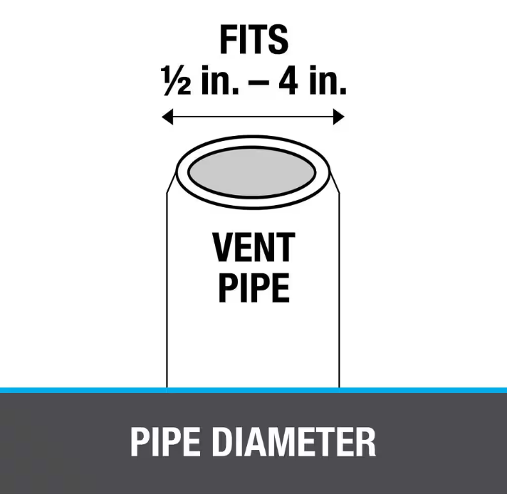 Oatey Retro Master Flash 8 in. x 8 in. Vent Pipe Roof Flashing with 1/4 in. - 4 in. Adjustable Diameter