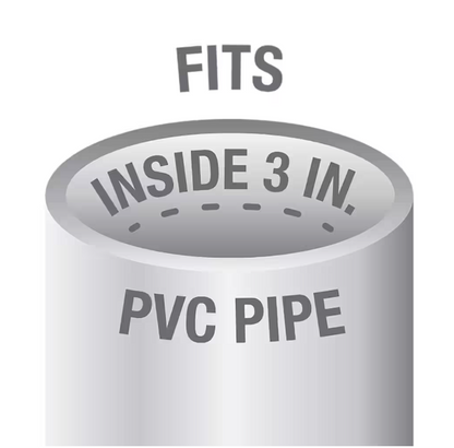 Oatey 3 in. PVC Twist-N-Set Open Toilet Flange