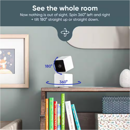 Wyze Pan v3 Wired Indoor/Outdoor 1080P HD Home Security Camera with Privacy Mode