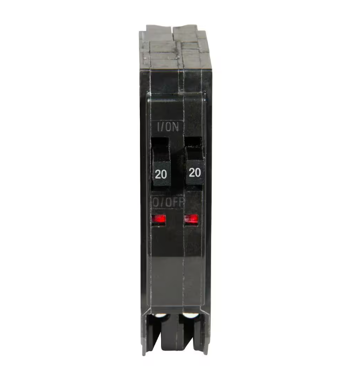 Square D QO 2-20 Amp Single-Pole Tandem Circuit Breaker