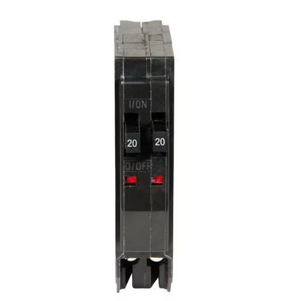 Square D QO 2-20 Amp Single-Pole Tandem Circuit Breaker