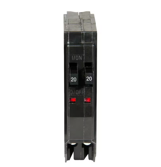 Square D QO 2-20 Amp Single-Pole Tandem Circuit Breaker