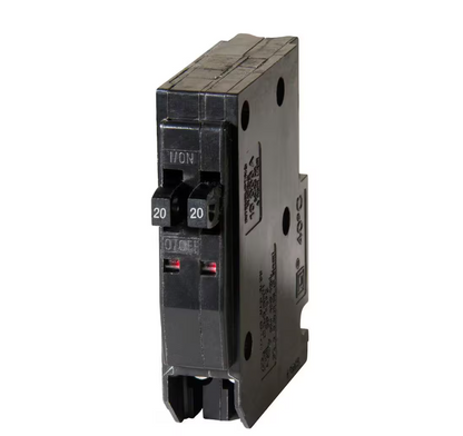 Square D QO 2-20 Amp Single-Pole Tandem Circuit Breaker