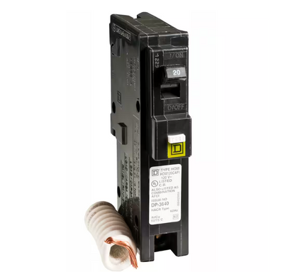 Square D Homeline 20 Amp Single-Pole Combination Arc Fault Circuit Breaker(HOM120CAFIC)