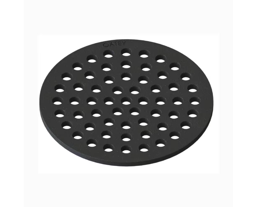 Oatey Round 6-7/8 in. Black Cast Iron Floor Drain Cover