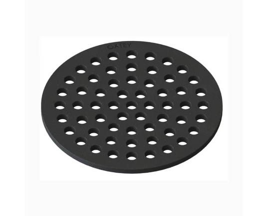 Oatey Round 6-7/8 in. Black Cast Iron Floor Drain Cover