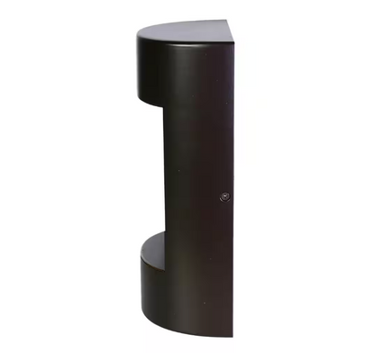 Commercial Electric 25-Watt Equivalent Integrated LED Bronze Dusk to Dawn Photocell Sensor Security Down Light Outdoor Wall Pack Light 5000K