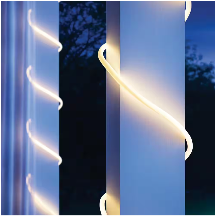 EcoSmart 16.4 ft. Plug-In Bright White LED 360° Outdoor Dimmable Linkable Rope Light with Remote Control