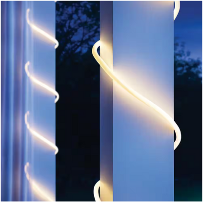 EcoSmart 16.4 ft. Plug-In Bright White LED 360° Outdoor Dimmable Linkable Rope Light with Remote Control