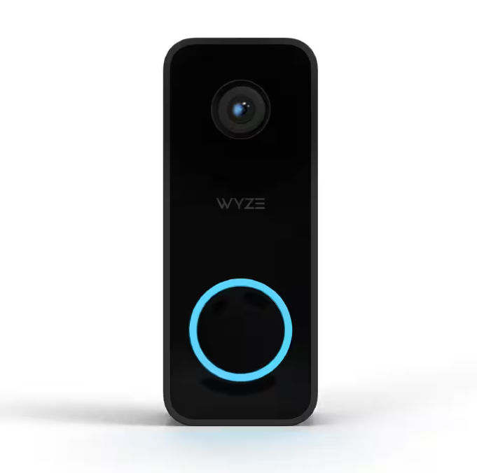 Wyze Wired Video Doorbell v2, 2K HD Video with Head-to-Toe view, 2-way Audio, Night Vision, Voice Assistants