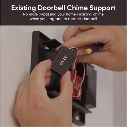 Wyze Wired Video Doorbell v2, 2K HD Video with Head-to-Toe view, 2-way Audio, Night Vision, Voice Assistants