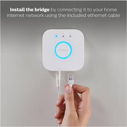 Philips Hue Smart Home Bridge With Zigbee Mesh for up to 50-Lights And Accessories