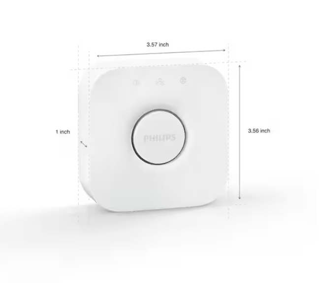Philips Hue Smart Home Bridge With Zigbee Mesh for up to 50-Lights And Accessories