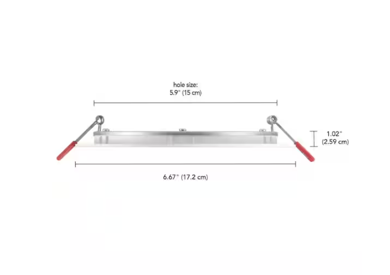 Commercial Electric Value Series 6 in LED Slim Canless - White - (10-Pack)