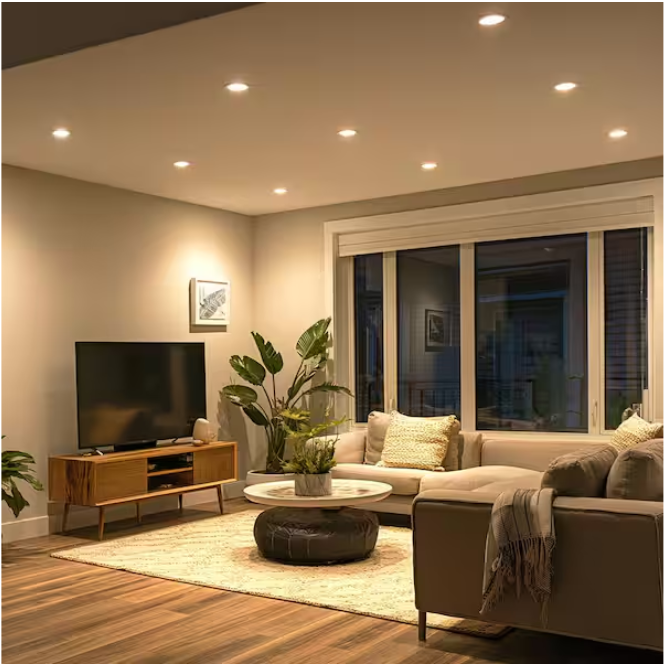 Commercial Electric Value Series 6 in LED Slim Canless - White - (10-Pack)