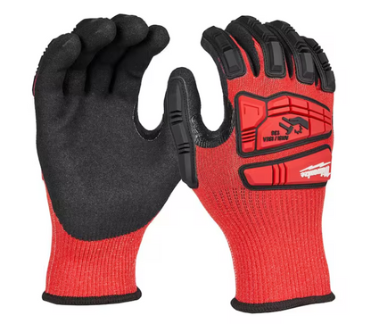 Milwaukee X-Large Red Nitrile Level 3 Cut Resistant Impact Gloves