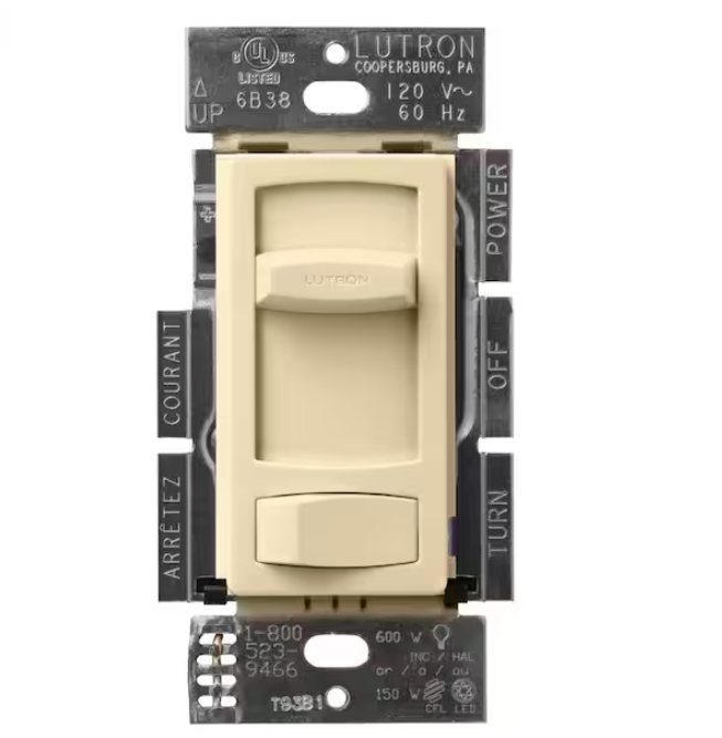 7 NEW Lutron Skylark Contour LED 1-Pole 3-Way Dimmer Switch CTCL-153PDH-IV Ivory