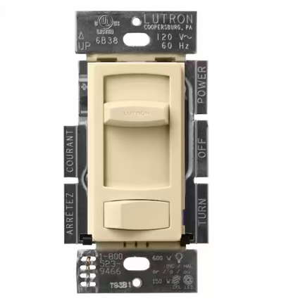 7 NEW Lutron Skylark Contour LED 1-Pole 3-Way Dimmer Switch CTCL-153PDH-IV Ivory