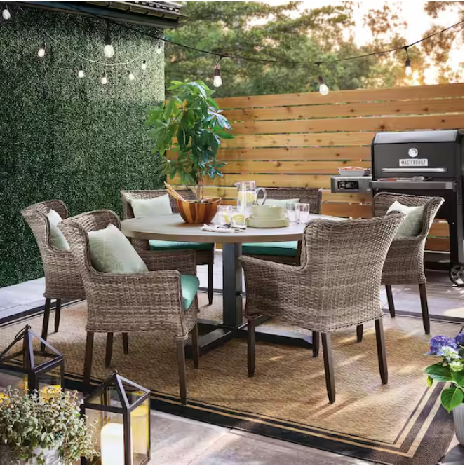 Hampton Bay 12-Light 24 ft. Plug-in Indoor/Outdoor Edison String Light with S14 Single Filament LED Bulbs