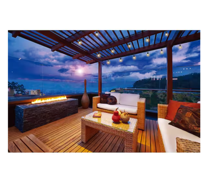 Hampton Bay 12-Light 24 ft. Plug-in Indoor/Outdoor Edison String Light with S14 Single Filament LED Bulbs