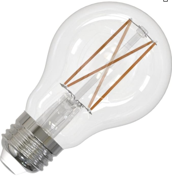 Bulbrite 776914 - LED9A19/30K/FIL/4 Victorian Style Antique Filament LED Light Bulb