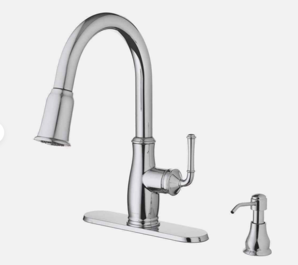 Glacier Bay Pull Down Kitchen Faucet Chrome Kagan 21-K153KCP-GB