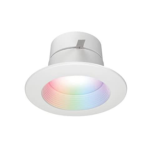 HALO Color and Tunable White 65W Equivalent 4 inch Integrated LED Dimmable Smart Wi-Fi Wiz Connected Remodel Downlight Kit