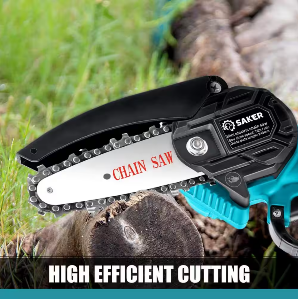 20V 4 in. Cordless Mini Chainsaw Including 2 Batteries