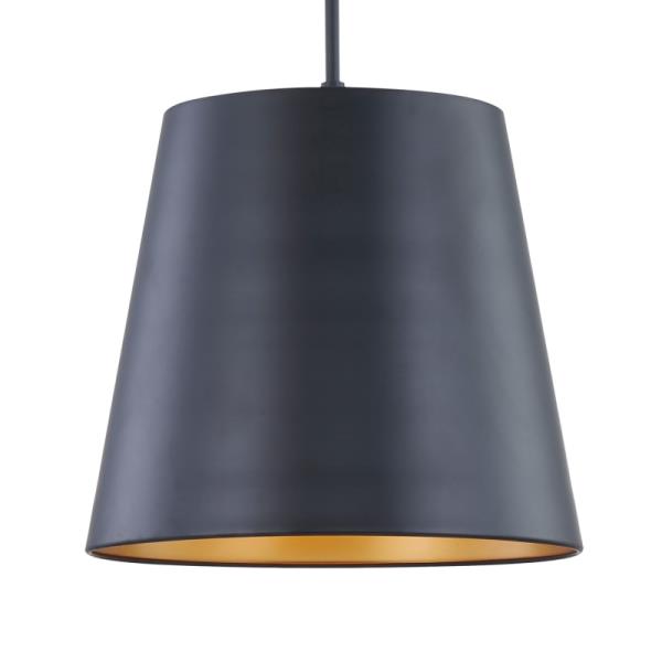 Signature Hardware 953470 Wegner 3 Light 16" Wide Pendant Matte Black Indoor Lighting Pendants