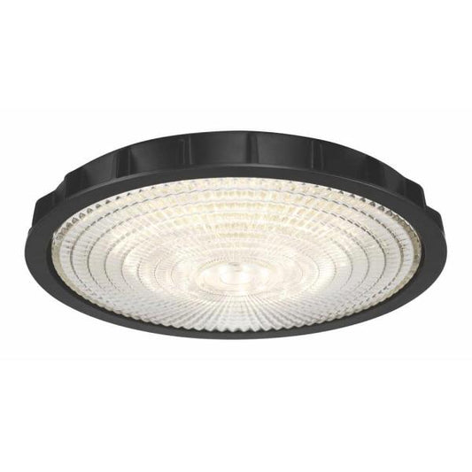 Commercial Electric 3470 Lumen Matte Black Ceiling Fan Integrated Light Kit