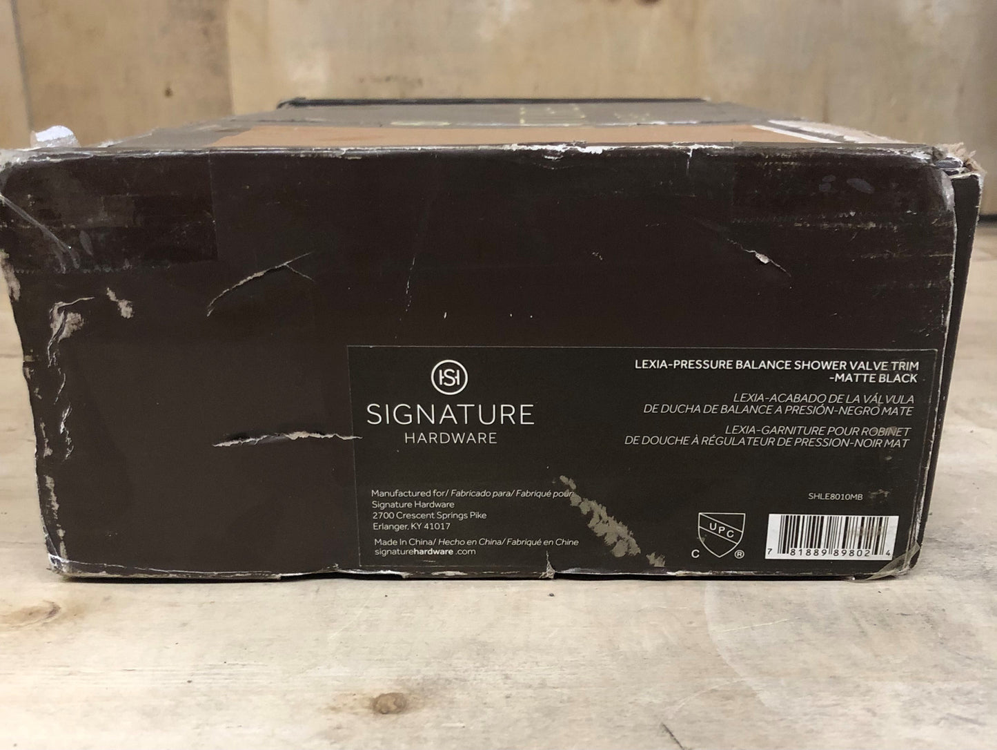 Signature Hardware 953770 Lexia Pressure Balanced Valve Trim - Less Valve Matte Black Showers Valve Trim Only Pressure Balanced