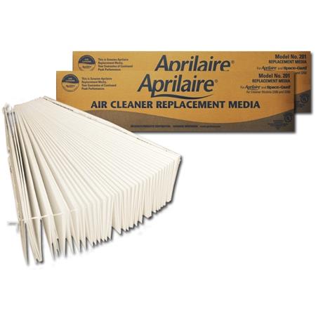 Genuine Aprilaire 201 Replacement Media Air Filter (2 Pack)