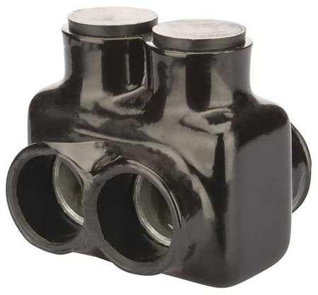 Polaris 600 MCM - 6 AWG Bagged Insulated Tap Connector, Black