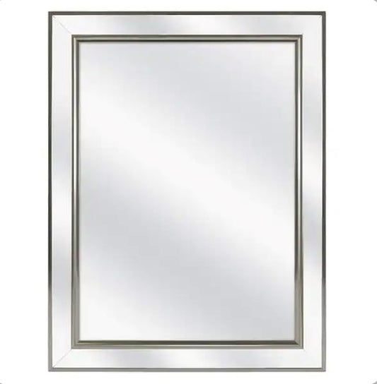 20.1 in. W x 26.1 in. H Rectangular Aluminum Medicine Cabinet with Mirror