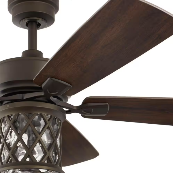 Home Decorators Pine Meadows 52 in. Indoor/Outdoor LED Bronze Ceiling Fan