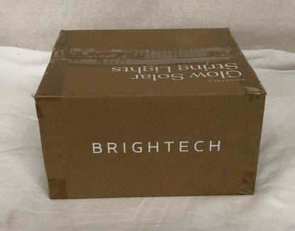 Brightech Ambience Glow 12-Light 28 ft. Solar 1W 2700k LED S14 Edison String Light