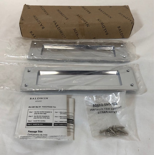 Baldwin Santa Monica Pocket Door Passage Trim Pair