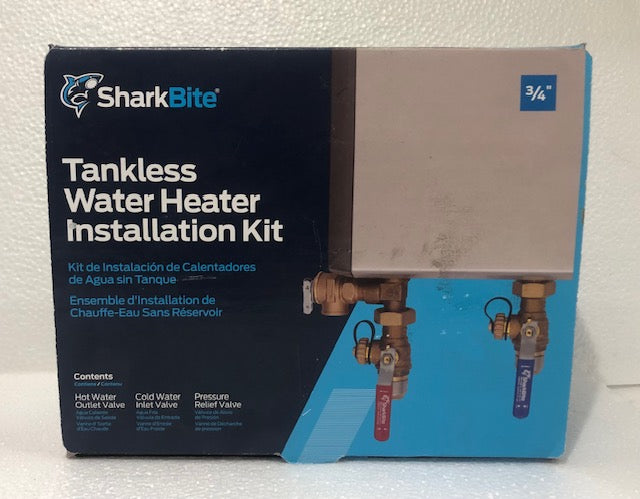 SharkBite 3/4 in. Tankless Water Heater Valves Installation Kit